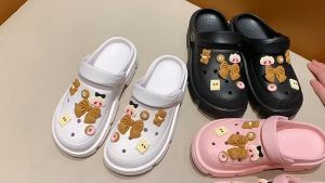 36-41 Crocs Sandals Kasut Womens DIY Sandal Women Shoes Kasut Wanita Rubber Shoes CS02