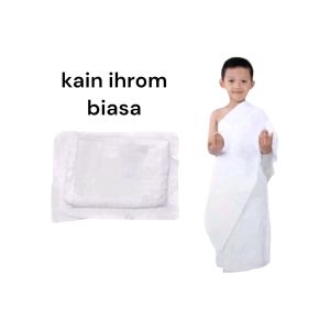 KAIN BAJU IHROM TK INSTAN DAN BIASA UNTUK MANASIK HAJI ANAK TK/PAUD TERMURAH