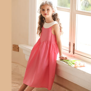 Little Naive | Summer Strappy Color Block Dress Cotton