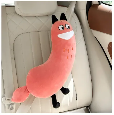 Car Children Safety Belt Pillow Anti-Choking Cute Sleeping Device Shoulder Protector Cushion Rear Seat Car Interior Accessories