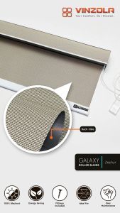 [Vinzola] Galaxy Star Zephyr Roller Blinds / 100% Blackout Langsir Bidai / Height 5ft / 6ft / 8ft / 10ft