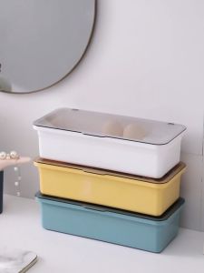 COLOGO 🥇 Transparent Dust-proof Cover Makeup Brush Storage Box Large Capacity Makeup Brush Holder Desktop Makeup Sponge Holder