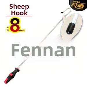 Sheep Catching Hook with Shearing Hoof Trimming and Feeding Medicine Functions Reinforced Steel