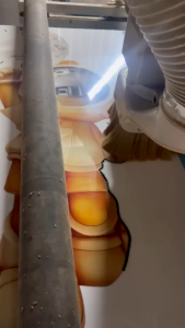 Tranh Gấu BearBrick Có Đèn Led Hiện Đại Decor Trang Trí Treo Tường