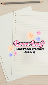 TRG Isi Loose Leaf Premium Bookpaper 26 Holes LL-33 B5 100gsm - Refill Kertas Binder Book Paper Motif Dotted Grid 100 gsm 1 Pak Isi 50 Lembar TRG