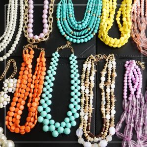 Retro Multi-Layer Beaded Necklace Elegant Bohemian Sweater Chain Womens Fashion Jewelry Statement Piece Classic Style