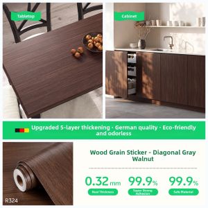 Watthour | Black Walnut Self-Adhesive Wood Finish Film