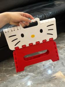 Ghế Nhựa Đế Thấp Gấp Hình Mèo Kitty Dễ Thương Ghế Nhựa Ngoài Trời Ghế Gấp Ghế Đẩu Ghế Cắm Trại Ghế Sân Vườn Ghế Nhà Cửa