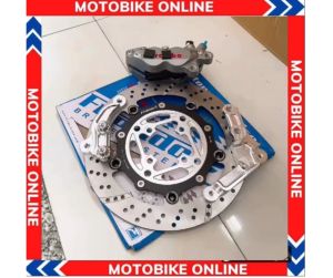 [ Kèm 2 ốc Salayza ] full combo 3 món heo+pát+đĩa size 260mm gắn các dòng xe 4 lỗ thông dụng