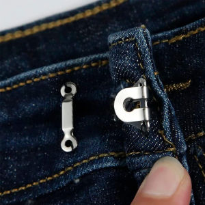M.G.【Ready in Stock】 Metal Invisible Trousers Hook Women Skirt Buckle Pants Suit Garment Hooks DIY Sewing Accessories