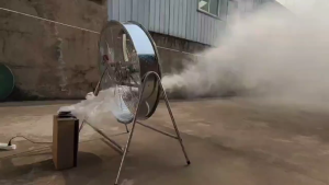 พัดลมอุตสาหกรรม 800 มม ลมแรง 300W พัดลม 32 นิ้ว พัดลมตั้งพื้น การควบคุมสามความเร็ว เงียบและประหยัดพลังงาน สามารถเป่าได้ 20 เมตร  การควบคุมสามความเร็ว