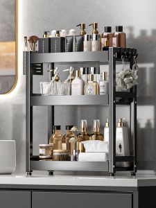 Giá Để Đồ Phòng Tắm Đơn Giản Màu Trơn Bằng Thép Cacbon Chống Ăn Mòn Giá Để Đồ Cạnh Bồn Rửa Mặt Giá Để Đồ Vệ Sinh Cá Nhân