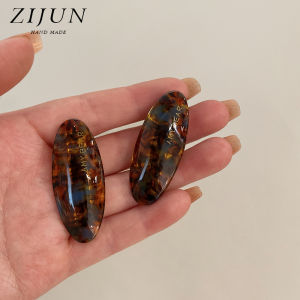 French Acetate Oval Small Hair Clip Female Retro Forehead Shredded Hair Bangs Clip Hair Accessories Side Clip Hairpin Headdress