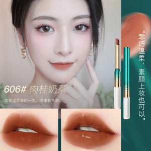 Long-Lasting Lipstick Non-Stick Glass Lip Glaze Student Friendly Waterproof Moisturizing Shade Locking Makeup Setting Tool