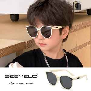 SEEMELO Fashion Kids Sunglasses Polarized Sunglasses  Round Frame Sunglasses TPEE Sunglasses UV400 Sunglasses Traveling Cycling Hiking Riding Running Glasses