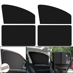 Universal Car Sun Shade Magnetic UV Protection Car Curtain Anti-direct Sun Car Window Sunshade Side Window Summer Protection Window Film Mesh Sun Visor