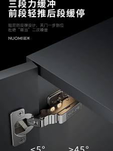 Nuomi | Hydraulic Buffer 304 Stainless Steel Hinges