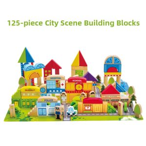 Hape | Educational Building Blocks 125 Pieces