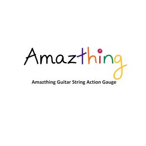 Amazthing Guitar String Action Gauge | String Pitch Ruler Card Luthier | Portable Fritz Ruler Pembaris