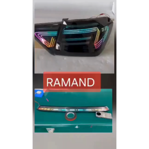 V4 RGB CSL LASER DESIGN PROTON SAGA VVT REAR BUMPER GARNISH TAIL LAMP LIGHT BAR RUNNING SMOKE SPEC