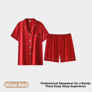 Silk-like Summer Lightweight Ladies Home Wear
