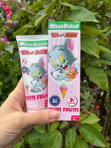 Kem đánh răng cho trẻ từ 2 tuổi Oral-Clean Kids Tom & Jerry Tutti Frutti (75ml)