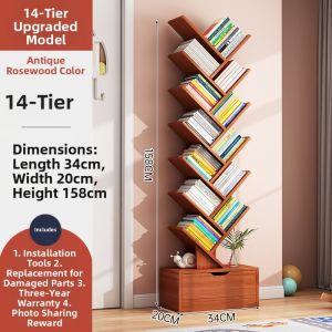 Multi-layered Home Bookshelf Simple Student Storage Rack