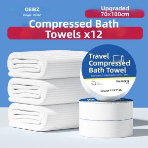 OEIEZ | Travel-friendly Disposable Compress Thick Bath Towel