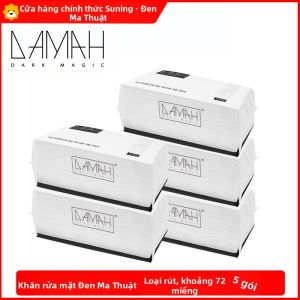 DAMAH Black Magic One-time Face Towel Womens Facial Roll Towel Thickened Face Wipes 5 Packs 910Y Phụ Kiện Làm Đẹp