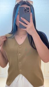 4923 Areum Knit Vest Korea Import