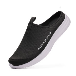 Summer Half Slippers for Men Trendy Mens Flat Bottom Casual Shoes Soft Sole Support Shoes Mens Sneakers Zapatos De Hombre