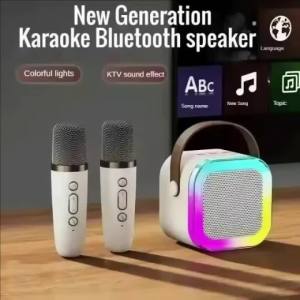 Máy Karaoke Bluetooth Di Động H12 Với Micro Không Dây Âm Thanh HiFi Gia Đình Hát Loa Quà Tặng Trẻ Em