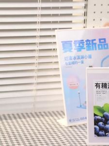 Giá Đỡ Bảng Hiệu Để Bàn Bằng Acrylic A5 Khung Ảnh Nhựa Khung Trưng Bày Tranh Ảnh Giá Đỡ Menu - Khung Ảnh Để Bàn