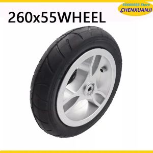 10 Inch 260x55 Pneumatic Wheel Tire Inner Tube Outer Tyre for Childrens Tricycle Accessories Childrens Bicycle Wheel