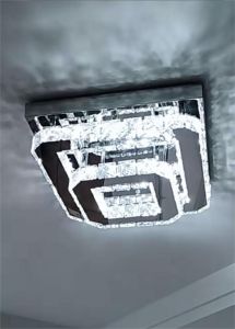 Lampu Gantung Led Mini Modern Lampu Plafon Kristal Mewah Minimalis Lampu Kristal Langit-langit untuk Kamar Tidur Ruang Makan Lorong