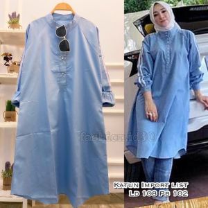 FASHION.ID90 TUNIK PRINCESS BAHAN KATUN- PAKAIAN WANITA TUNIK DRESS BAJU KANTOR CASUAL 689