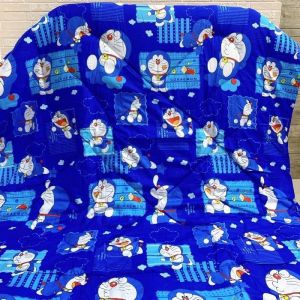 พร้อมส่ง💓ผ้าปูที่นอน||ชุดผ้าปูที่นอน‼️ (ลายโดเรม่อน) ขนาด 56 🛌 ฟุต เนื้อผ้าคอตตอน 100% หนานุ่ม สีไม่ตก 🛒🪟