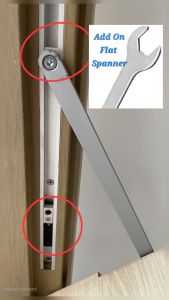 HDB BTO / CONDO Hidden Door Stopper Add-on for your TIKI Door Closer