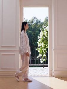 JINSANTA | Fun Print Silk Sleepwear Set 100% Mulberry Silk