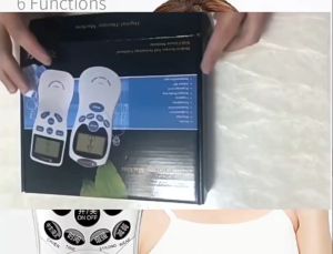 Electronic Pulse Massager 8 Modes Tens EMS Acupuncture Digital Massage Machine Electrical Muscle Stimulator เครื่องนวดชีพจรอิเล็กทรอนิกส์ความถี่ต่ำกายภาพบำบัด 8 โหมดสิบ EMS การฝังเข็มเครื่องนวดดิจิตอลเครื่องกระตุ้นกล้ามเนื้อไฟฟ้าสำหรับอาการปวดหลั