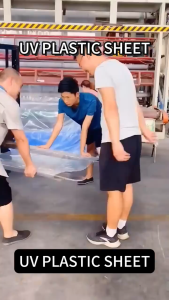 Polyethylene UV Plastic Sheet- 9ft x 10 Meter For Greenhouse Roofing/Construction (6 mil - 150 Microns)