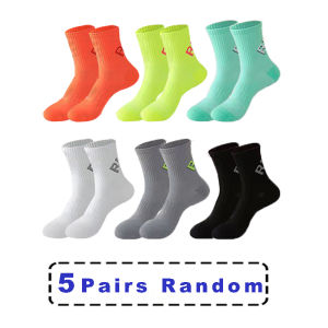 3/5Pair Professional Running Socks Mens Women Marathon Whiteline Cycling Socks Men Lady Sport Running Sports Socks