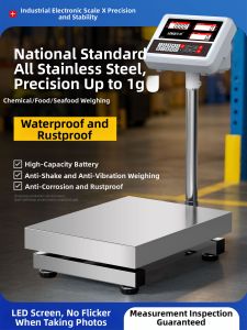 LEQI | High Precision Waterproof Rustproof Stainless Steel Electronic Scale 1g