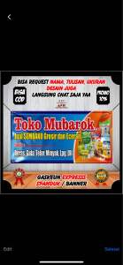 Cetak Spanduk Banner Warung Sembako / Toko Sembako Paling Dicari