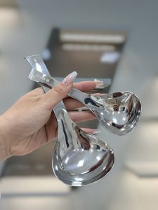 Thìa Canh Bằng Thép Không Gỉ Dày 316 Boshang Home Use High Aesthetic Value for Eating Soup And Children