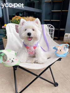 YCQPET | Cute Vest-style Embroidered Chest Harness for Small Dogs