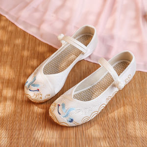 Embroidered Ethnic Style Womens Summer Hanfu Shoes