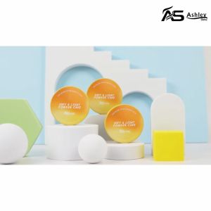 Ashley Shine Face Powder Full Coverage Flawless Oil Control Beauty Make Up Nature Powder 20g (Yellow) AS8144