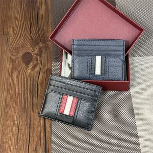 Foreign Trade Original Order Genuine Leather Card Holder Men Cross Pattern Certificate Storage Access Control Bank Card Leather Business Card Clip Multi-Card Position