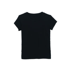 Áo Thun Cổ Tròn Tay Ngắn Ôm Vừa Vặn Màu Trơn Phong Cách Nhật Bản Thường Ngày Mùa Hè Cho Nữ